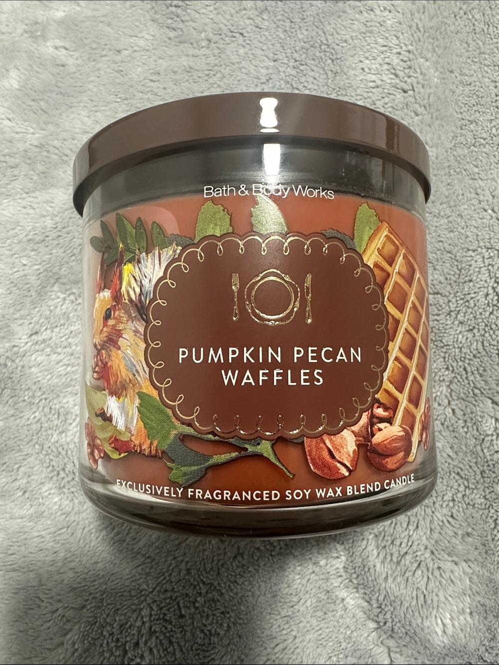 Pumpkin Pecan Waffles 3 Wick Candles